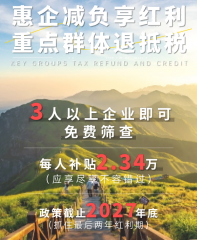 润致信息：重点群体退抵税服务全解析，助力企业应享尽享政策红利